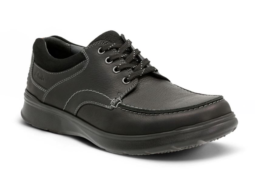 Clarks Cotrell Edge Black Oily Leather
